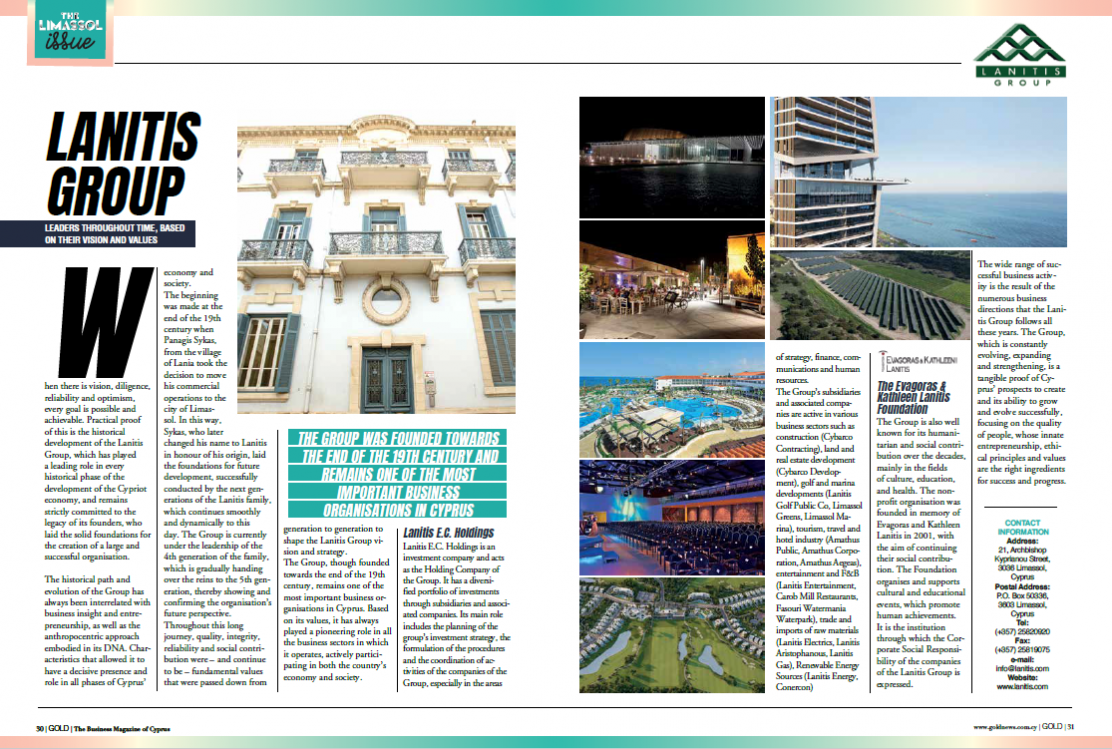 Lanitis Group GOLD Magazine June 2022