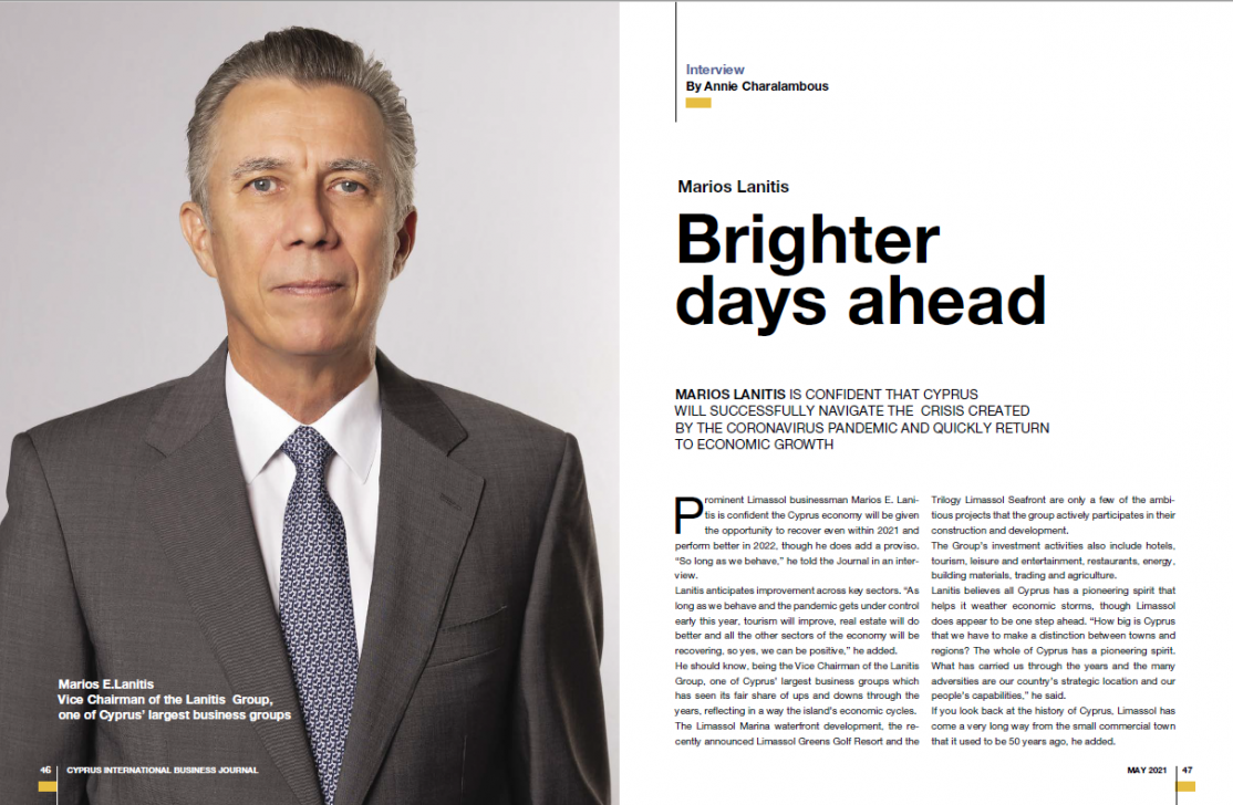 Marios Lanitis: Brighter Days Ahead
